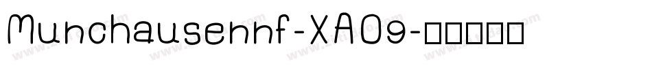 Munchausennf-XAO9字体转换