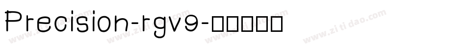 Precision-rgv9字体转换