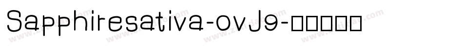 Sapphiresativa-0vJ9字体转换