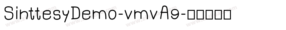 SinttesyDemo-vmvA9字体转换