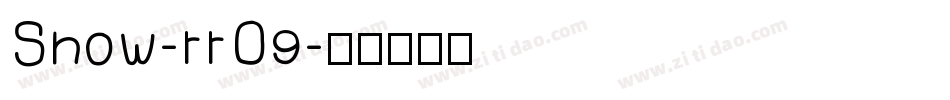 Snow-rrO9字体转换