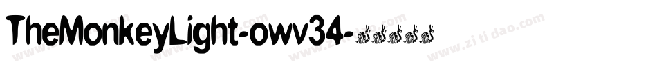 TheMonkeyLight-owv34字体转换