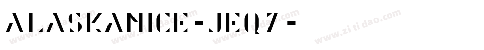 AlaskanIce-jEq7字体转换
