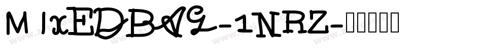 Mixedbag-1nRZ字体转换