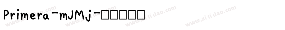 Primera-mJMj字体转换