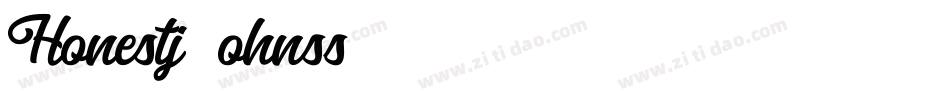 Honestjohnss字体转换