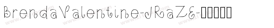 BrendaValentine-JRaZE字体转换