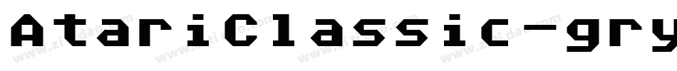 AtariClassic-gry3字体转换