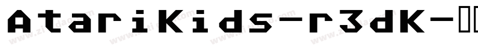 AtariKids-r3dK字体转换