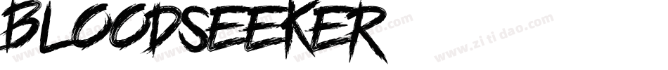 BLOODSEEKER字体转换