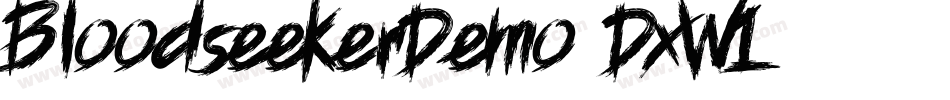 BloodseekerDemo-DxW1字体转换