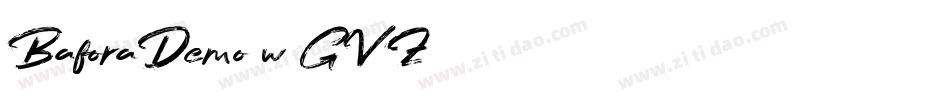 BaforaDemo-w1GVZ字体转换