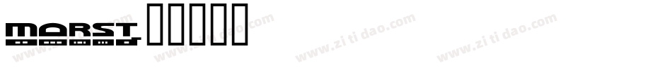 MORST字体转换