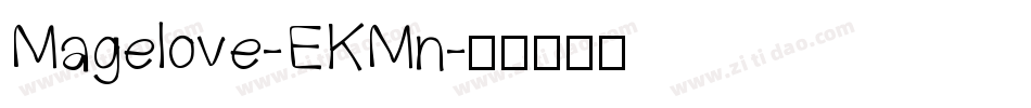 Magelove-EKMn字体转换