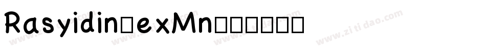 Rasyidin-exMn字体转换
