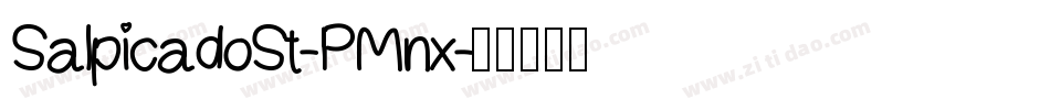 SalpicadoSt-PMnx字体转换