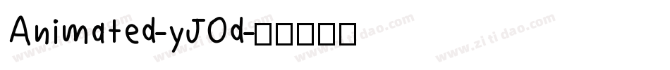 Animated-yJOd字体转换