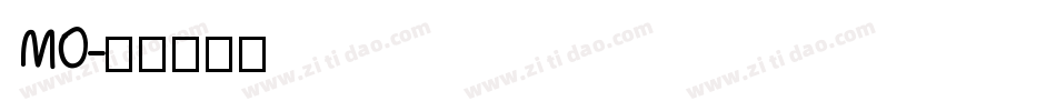 MO字体转换