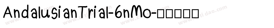 AndalusianTrial-6nMo字体转换