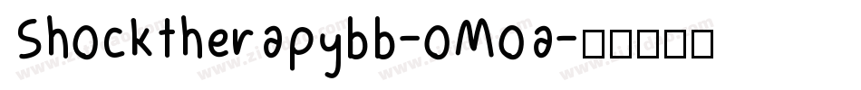Shocktherapybb-oMoa字体转换