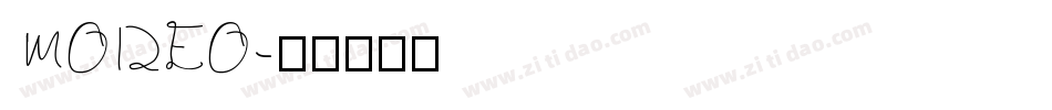 MODEO字体转换
