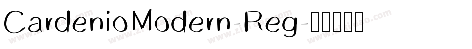CardenioModern-Reg字体转换