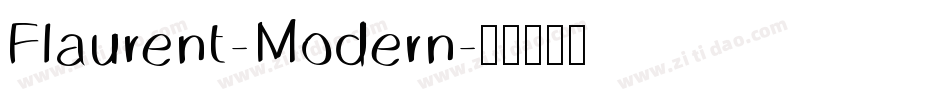 Flaurent-Modern字体转换