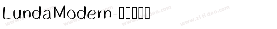 LundaModern字体转换