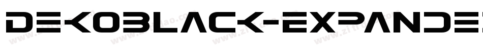 Dekoblack-Expanded字体转换