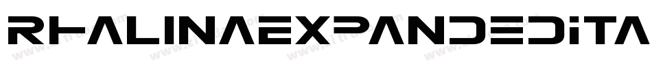 RhalinaExpandedItalic-l3oX字体转换 RhalinaExpandedItalic-l3oX字体转换