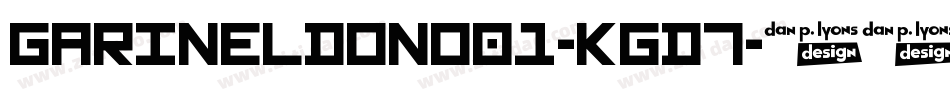 Garineldono01-KGD7字体转换