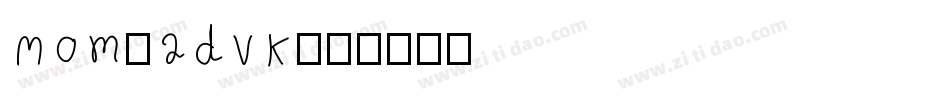 Mom-2dVK字体转换
