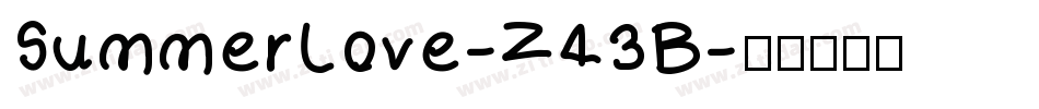 SummerLove-Z43B字体转换