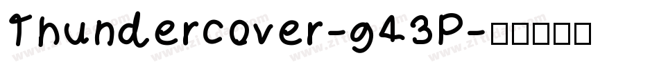 Thundercover-g43P字体转换