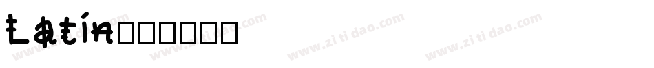 Latin字体转换