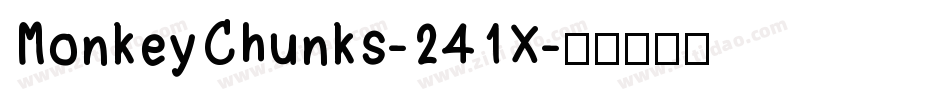 MonkeyChunks-241X字体转换