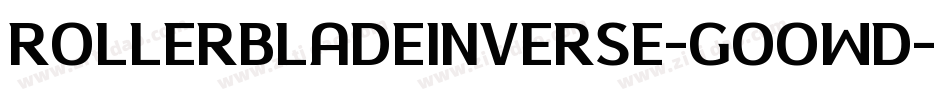 RollerBladeInverse-GOOWD字体转换