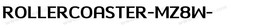 RollerCoaster-MZ8w字体转换