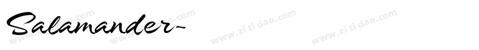 Salamander字体转换