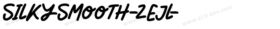 SilkySmooth-zEJl字体转换