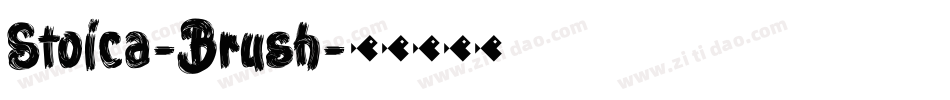 Stoica-Brush字体转换