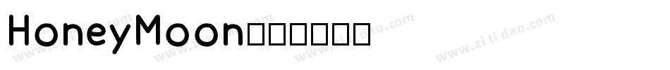 HoneyMoon字体转换