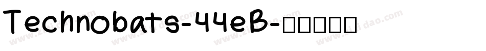 Technobats-44eB字体转换