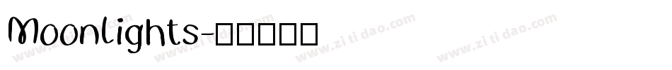 Moonlights字体转换