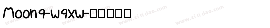 Moon9-w9xw字体转换