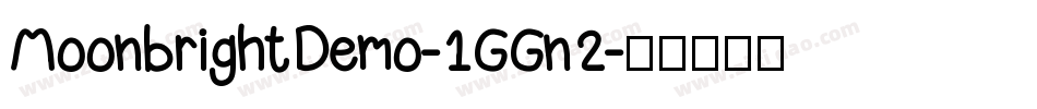 MoonbrightDemo-1GGn2字体转换