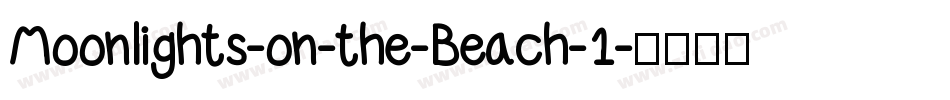 Moonlights-on-the-Beach-1字体转换