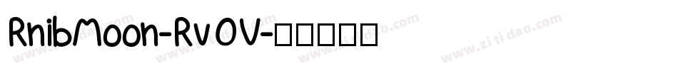 RnibMoon-RvOV字体转换