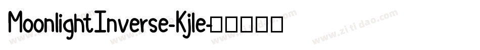 MoonlightInverse-Kjle字体转换