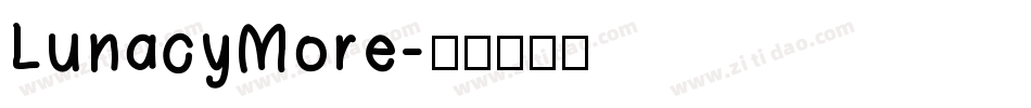 LunacyMore字体转换